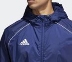 Veste de pluie Adidas Core 18 XL, Comme neuf, Bleu, Taille 56/58 (XL), Enlèvement ou Envoi