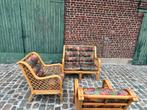 Vintage Rotan set / rotan salon, Ophalen, Rotan