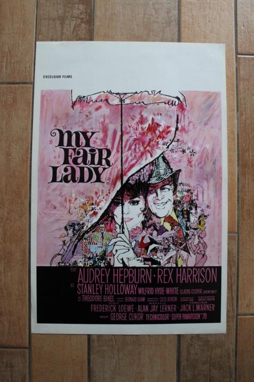 filmaffiche Audrey Hepburn My Fair Lady filmposter, Collections, Posters & Affiches, Comme neuf, Cinéma et TV, A1 jusqu'à A3, Rectangulaire vertical