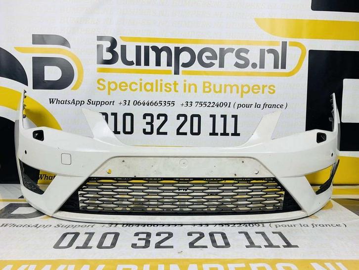 Bumper Seat Leon 5F FR PDC 2012-2016 Voorbumper 2-C2-1013, Auto-onderdelen, Carrosserie, Bumper, Voor, Gebruikt, Ophalen of Verzenden