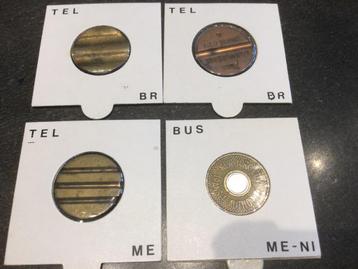 Téléphone et ticket de bus (4 pièces), Enlèvement ou Envoi