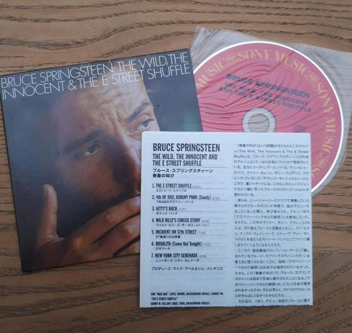 Springsteen, The Wild, Innocent & E Street Shuffle, Japan ed, Cd's en Dvd's, Cd's | Rock, Zo goed als nieuw, Rock-'n-Roll, Ophalen of Verzenden
