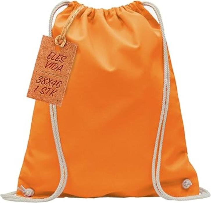 Gymtassen van natuurlijk katoen |  stoffen rugzak | Nieuw, Handtassen en Accessoires, Tassen | Schoudertassen, Nieuw, Overige merken