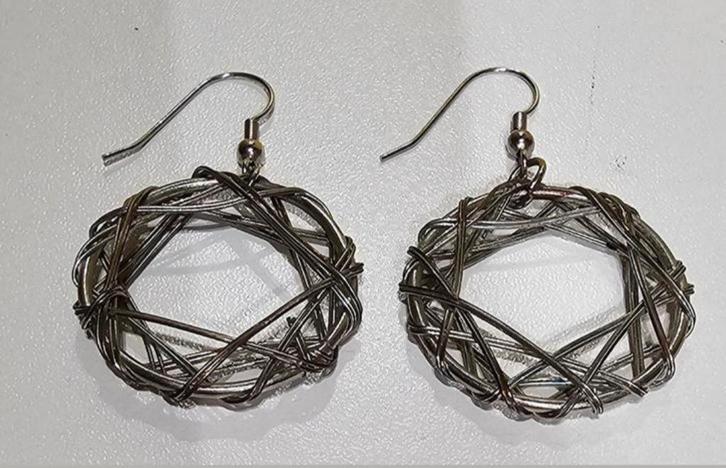 CREOLEN, Handtassen en Accessoires, Oorbellen, Nieuw, Hangers, Overige materialen, Zilver, Ophalen of Verzenden
