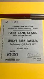 Ticket Tottenham QPR Rangers 1977, Envoi