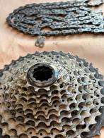 Shimano Deore XT 11-40T / 116L(Cassette en ketting ), Fietsen en Brommers, Fietsonderdelen, Gebruikt, Verlichting, Shimano, Mountainbike