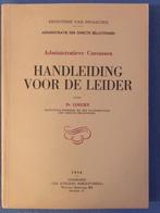 Handleiding voor de leider. Fr. Loeckx uit 1956, Boeken, Studieboeken en Cursussen, Ophalen, Zo goed als nieuw