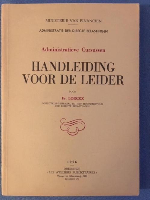 Handleiding voor de leider. Fr. Loeckx uit 1956, Boeken, Studieboeken en Cursussen, Zo goed als nieuw, Ophalen