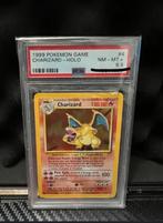 Pokemon 1999 Game Charizard Holo Base Set Vintage PSA 8,5 MT, Nieuw, Foil, Ophalen of Verzenden, Losse kaart
