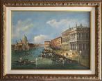 Paulo Rizzi "Vue à Venise", Antiek en Kunst, Kunst | Schilderijen | Klassiek, Ophalen of Verzenden