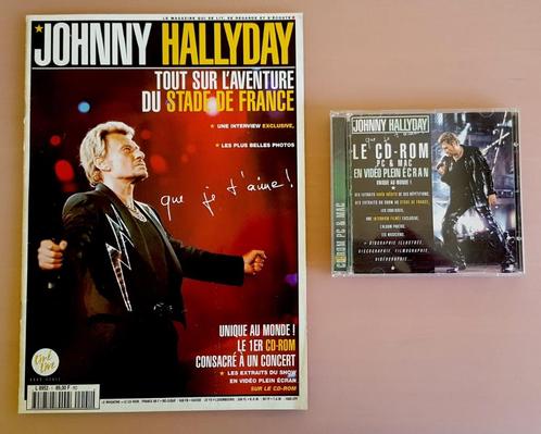 HORS SERIE // J.Hallyday "Ciné Live" /Magazine CD-ROM (Rare), Cd's en Dvd's, Cd's | Overige Cd's, Zo goed als nieuw, Ophalen of Verzenden