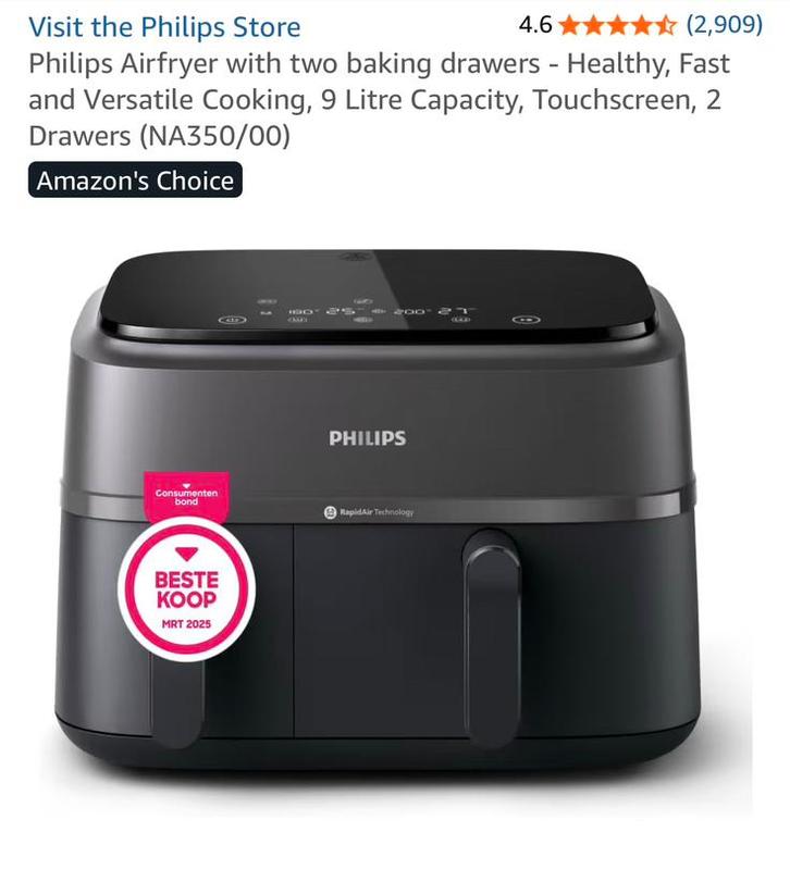 Airfryer philips serie 3000, Electroménager, Friteuses à air, Comme neuf, Friteuse à air XL, Enlèvement
