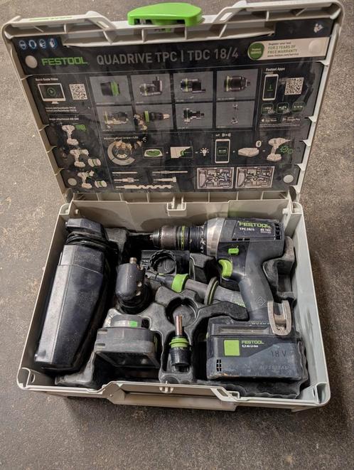 Festool TPC18/4 klopboormachine, Doe-het-zelf en Bouw, Gereedschap | Boormachines, Gebruikt, Ophalen of Verzenden