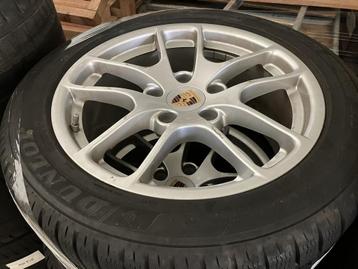 Originele 18 inch Porsche Cayenne velgen + Pirelli, Dunlop o beschikbaar voor biedingen