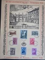 Herdenkingsblad rubens COB504/11, Postzegels en Munten, Ophalen of Verzenden