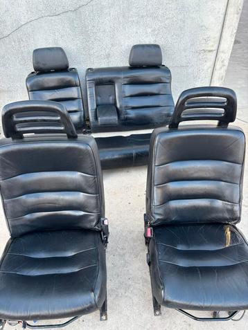 Zwarte leren interieur Volvo 740 beschikbaar voor biedingen