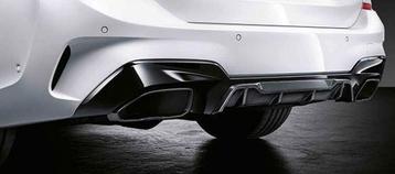 M - Diffuser hoogglans zwart achterbumper BMW 3-Serie G20 G2 beschikbaar voor biedingen