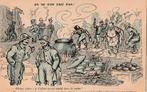 MILITAIR  HUMOR -  Kok is in de soep gevallen + 105 Jaar !!, Verzamelen, Postkaarten | Themakaarten, Ophalen of Verzenden, Voor 1920