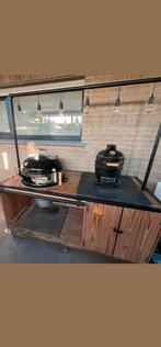 Bbq tafel met weber en mini kamado, Ophalen