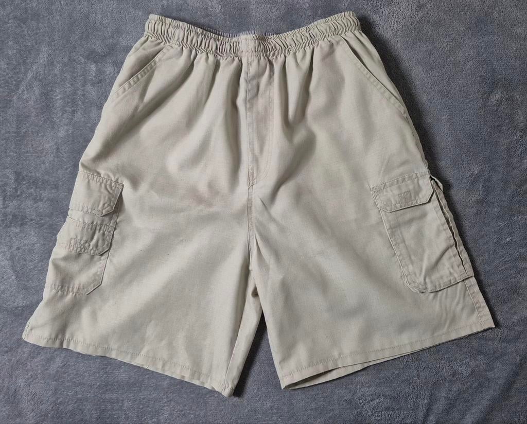 „Frlendli” Beige Cargoshort - Maat M - Zeer goede staat, Kleding | Heren, Broeken en Pantalons, Zo goed als nieuw, Verzenden, Maat 48/50 (M)