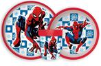 Spiderman Kinderservies - Magnetron - Marvel Eetsetje, Ophalen of Verzenden, Nieuw