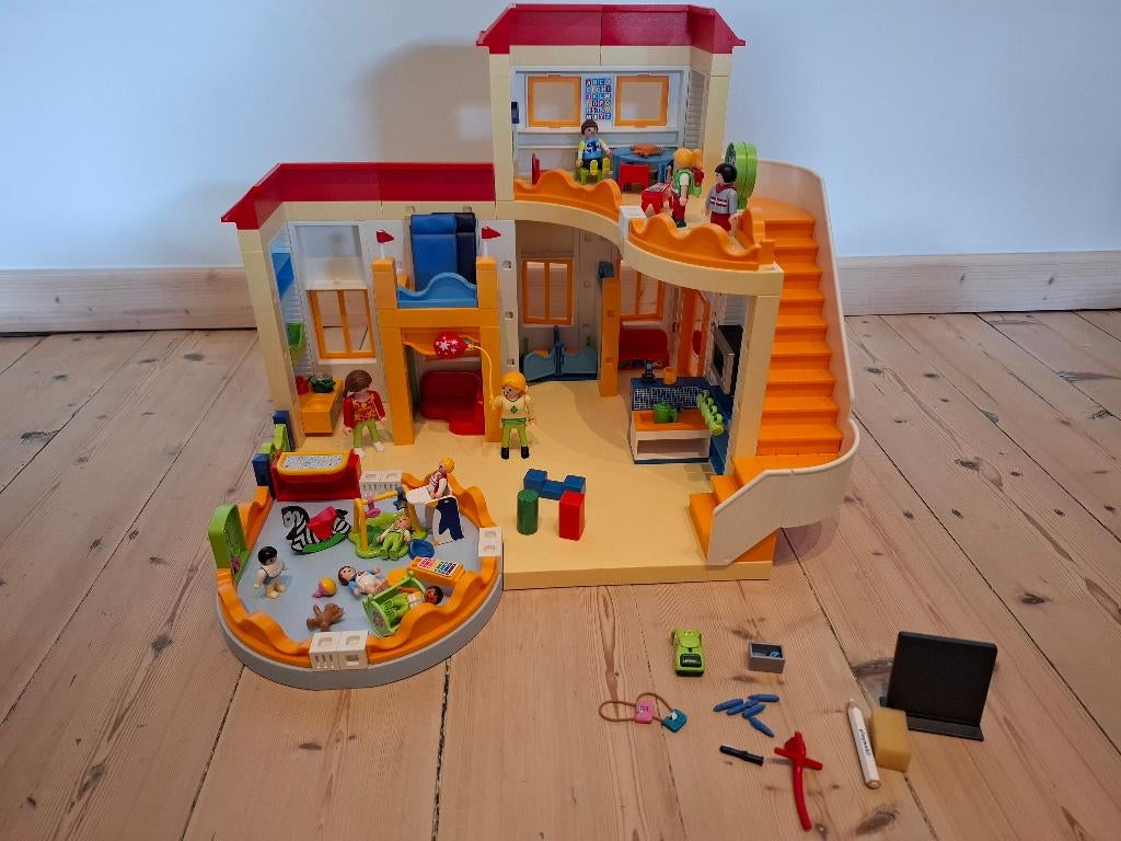 Playmobil crèche met uitbreiding, Ophalen, Gebruikt, Complete set