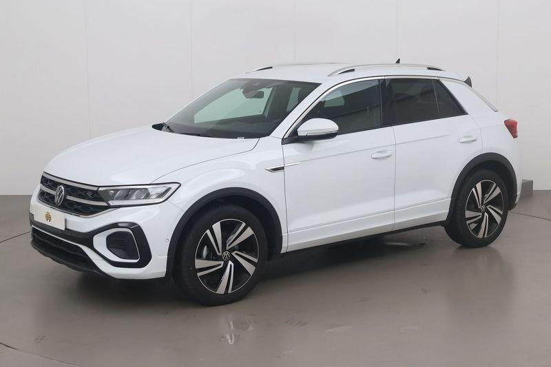 Volkswagen T-Roc 1.0 TSI R-Line 115, Auto's, Volkswagen, Gebruikt, Overige bekleding, Wit, Bedrijf