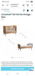 Lit bébé évolutif 140cm x 70 + matelas, Enlèvement, Matelas