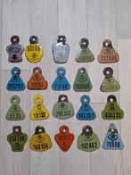 20 emaille fietsplaten 1921-1938, Verzamelen, Ophalen of Verzenden, Reclamebord