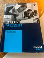Blokwijzer inleiding verzekeringen, Boeken, Studieboeken en Cursussen, Ophalen of Verzenden, Zo goed als nieuw, Hoger Onderwijs
