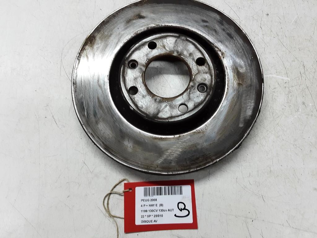 REMSCHIJF VOOR Peugeot 2008 (UD / UK / UR / US / UX), Auto-onderdelen, Remmen en Aandrijving, Peugeot, Gebruikt