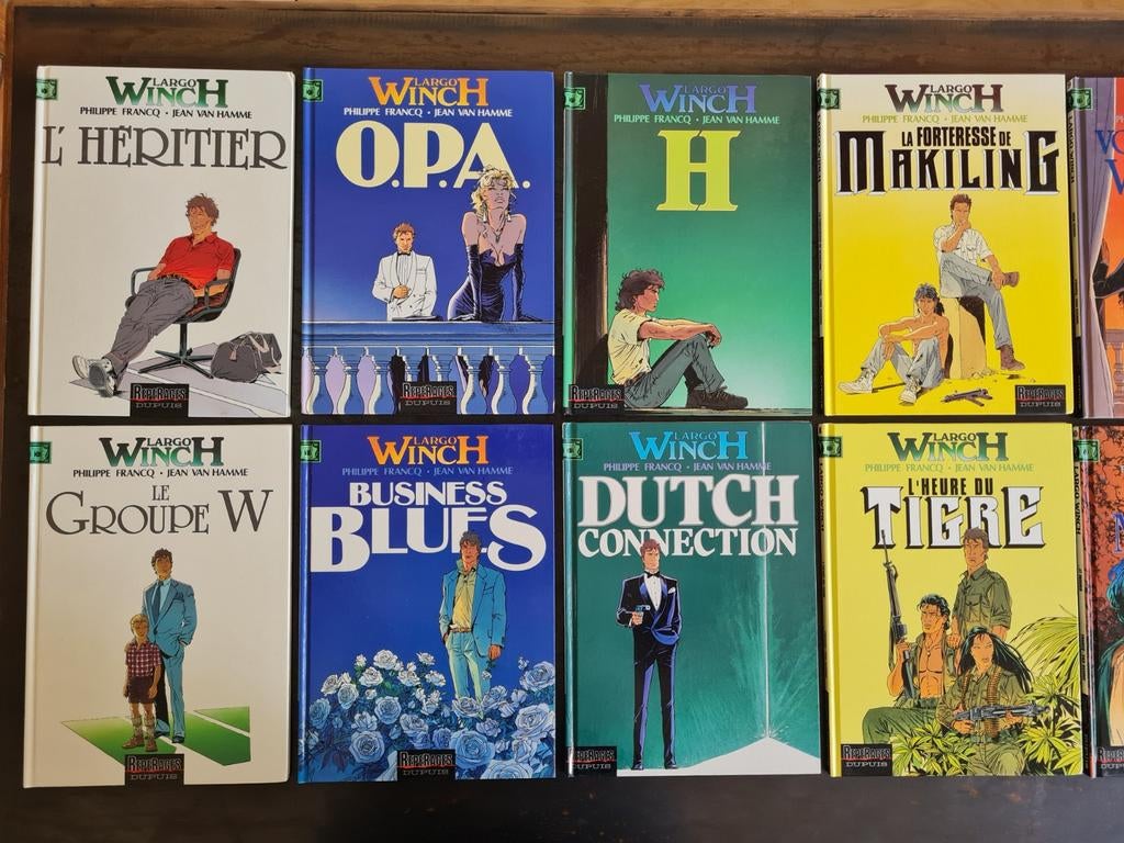 Lot BD Largo Winch - 16 tomes, Livres, Enlèvement