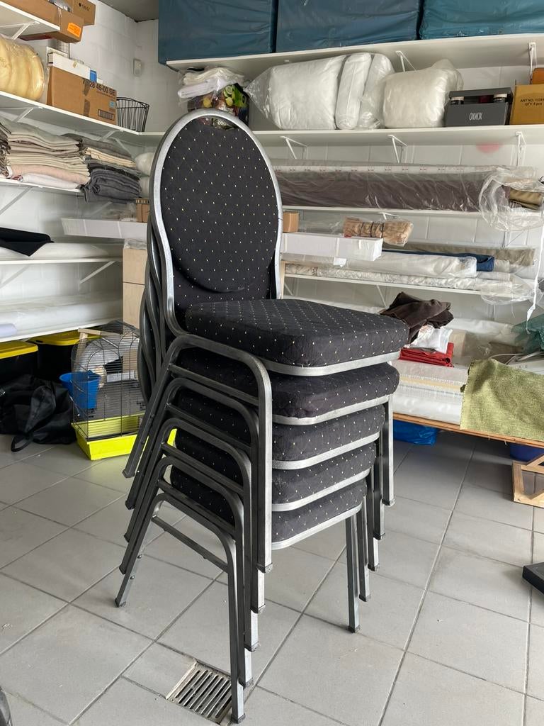 Stoelen, Maison & Meubles, Chaises, Enlèvement, Utilisé, Bleu, Tissus