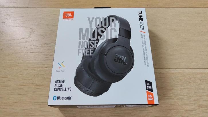 JBL Tune 760NC, TV, Hi-fi & Vidéo, Casques audio, Comme neuf, Circum-aural, Autres marques, Sans fil, Bluetooth, Surround, Enlèvement ou Envoi