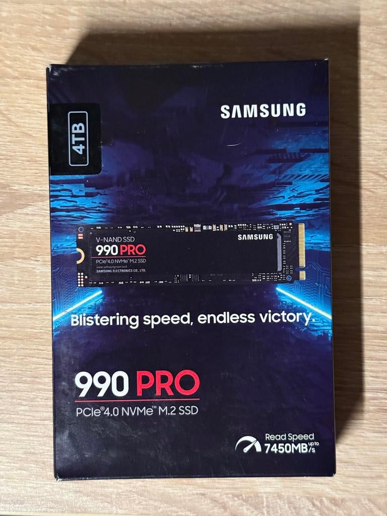 SSD M.2 4Tb Samsung 990 Pro, Ophalen, Zo goed als nieuw, SSD