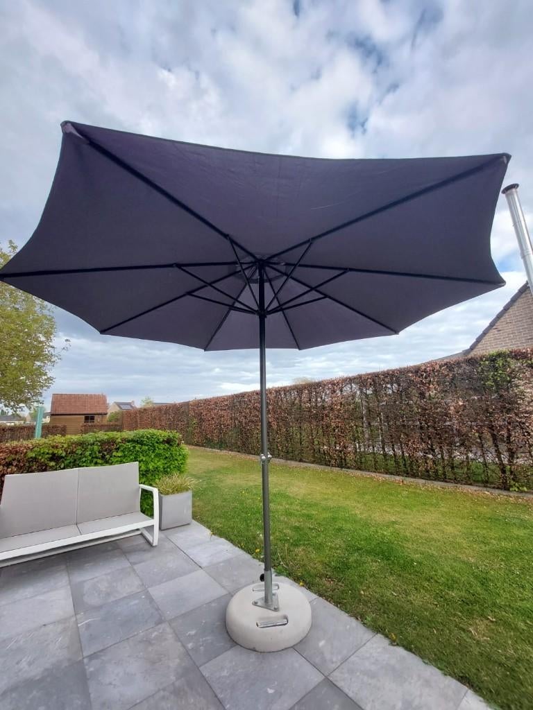 Diamètre du parasol : 3 mètres, Comme neuf, Enlèvement, 2 à 3 mètres, Parasol sur pied