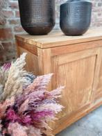 Buffet en teck LIVRAISON GRATUITE, Maison & Meubles, Teck, 200 cm ou plus, Avec tablette(s), Comme neuf