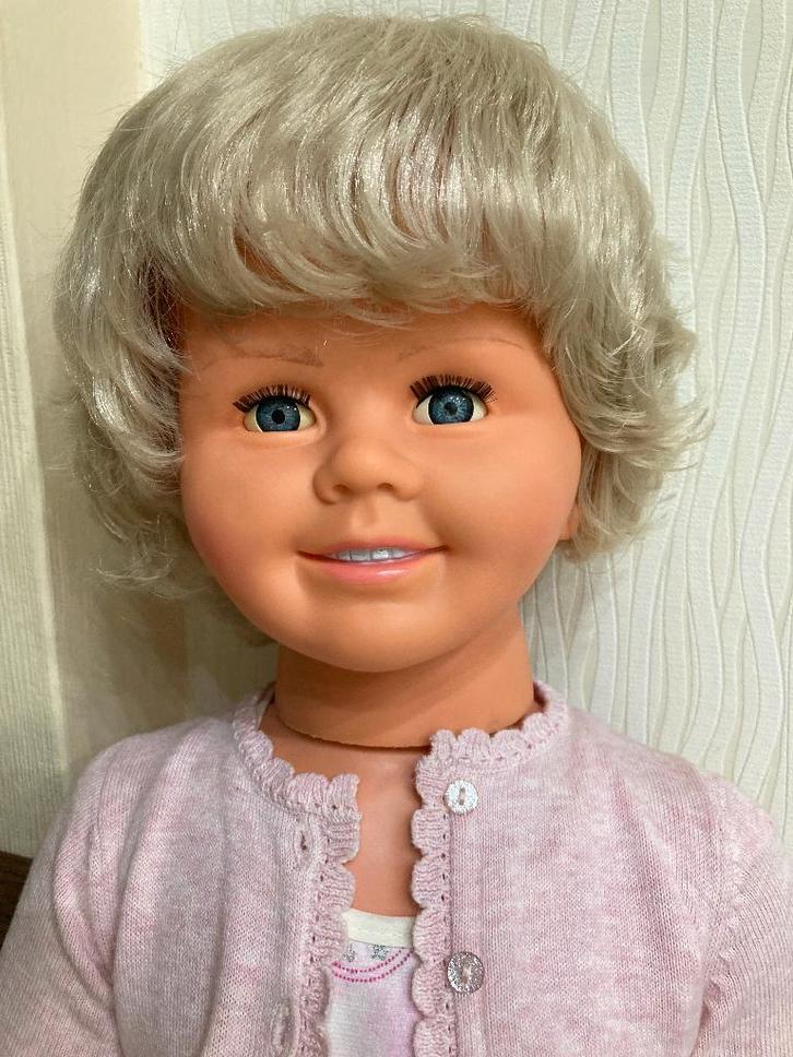 Grote kleuterpop/etalage pop van ZAPF CREATION, Verzamelen, Poppen, Pop, Ophalen of Verzenden