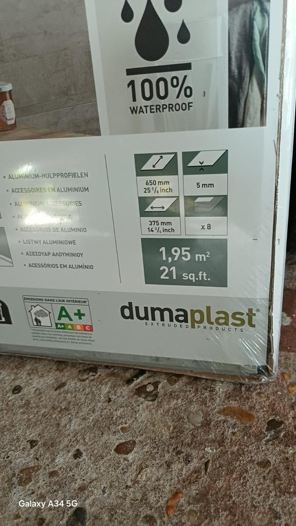 10 Dalle en pvc, Enlèvement