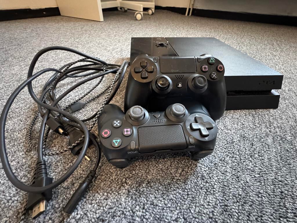 Ps4 pro +Stuur, Games en Spelcomputers, Spelcomputers | Sony PlayStation 4, Ophalen, Zo goed als nieuw, Pro