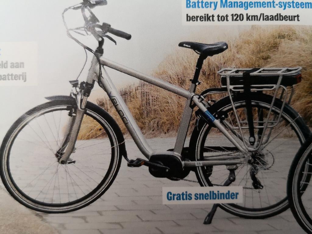 electrische herenfiets veloci, 47 à 51 cm, Enlèvement, Utilisé, 50 km par batterie ou plus