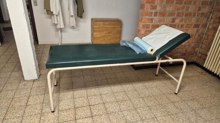 Verstelbare onderzoeksbank, massagetafel; Banc d'examen, Huis en Inrichting, Overige Huis en Inrichting, Gebruikt, Ophalen