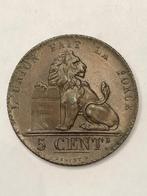 Munt België 5 cent koper Leopold I 1842 kwaliteit !!, Postzegels en Munten, Ophalen of Verzenden, Overig, Losse munt