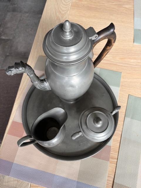 tinnen set, Antiek en Kunst, Antiek | Tin, Ophalen