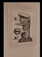 Grote aquarel op papier Kamagurka, Ophalen