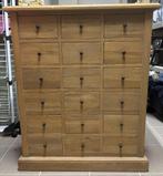 Eiken kastje met lades, Huis en Inrichting, Kasten | Ladekasten, Ophalen, Gebruikt, 5 laden of meer, Eikenhout