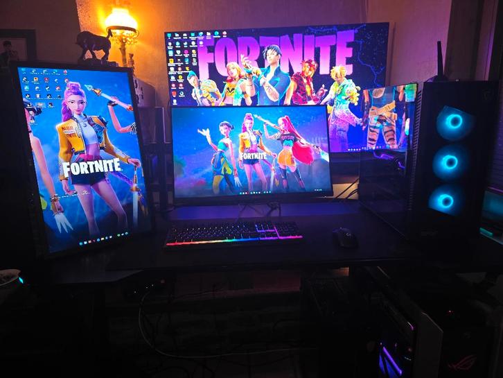 Pc Gamer Intel i9 10900k Msi Rtx 3080 Suprim + 2 schermen, Computers en Software, Desktop Pc's, Gebruikt, 4 Ghz of meer, SSD, 16 GB