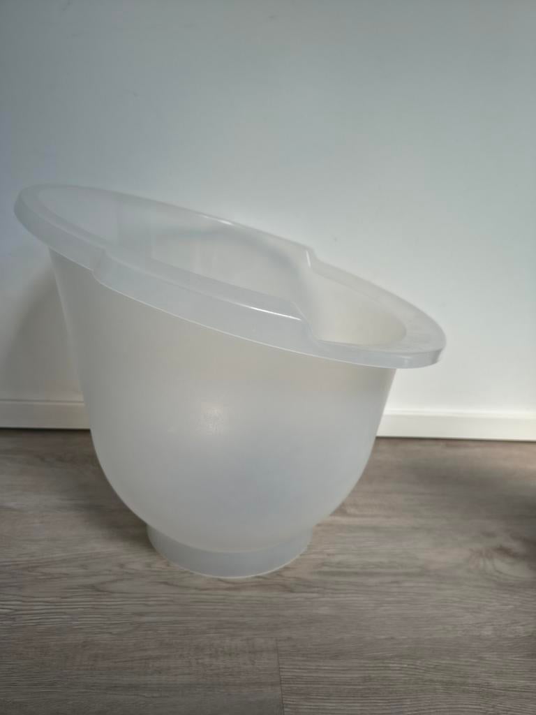 Babybad transparant, Ophalen