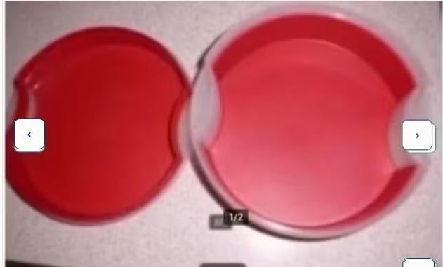 rode TUPPERWARE DOOS VR KOEKEN, Ophalen of Verzenden, Gebruikt, Rood
