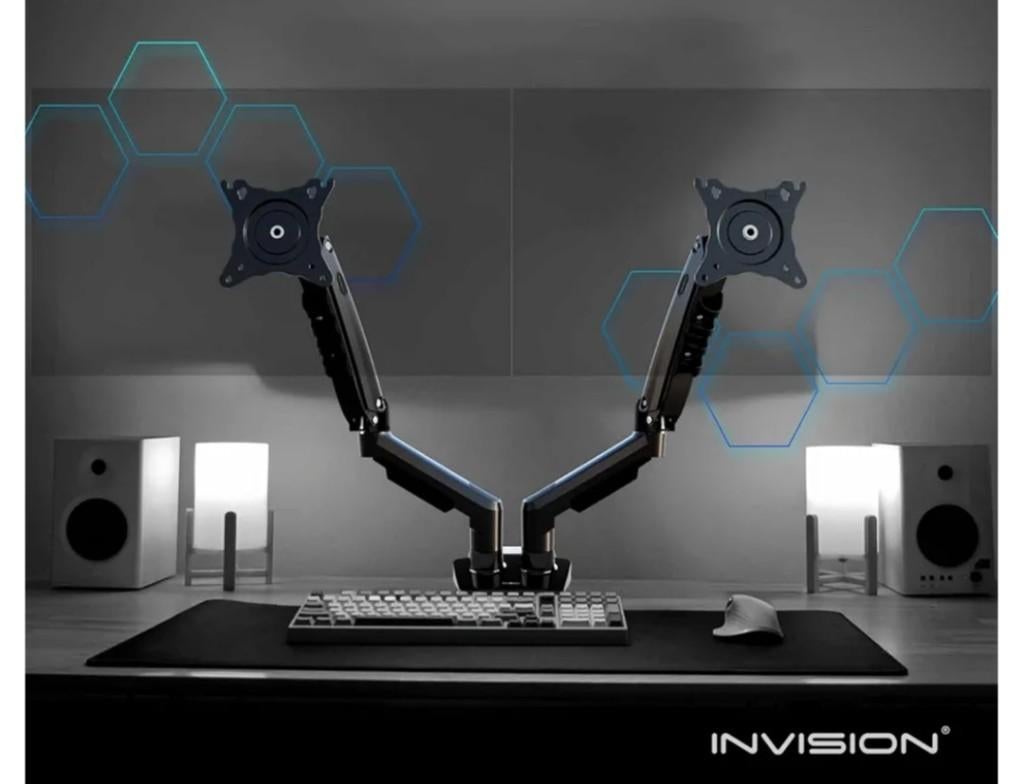 Support articulé pour deux écrans PC, Enlèvement, Comme neuf